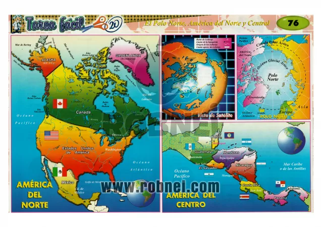 El Polo Norte America Del Norte Y Central